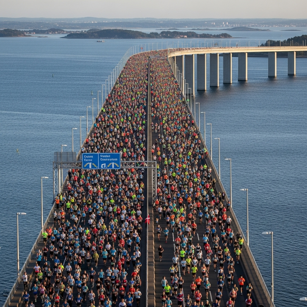 Broløbet 2025: Løbefest over Øresund skaber trafikkaos og økonomisk hovedpine midt i højsæsonen